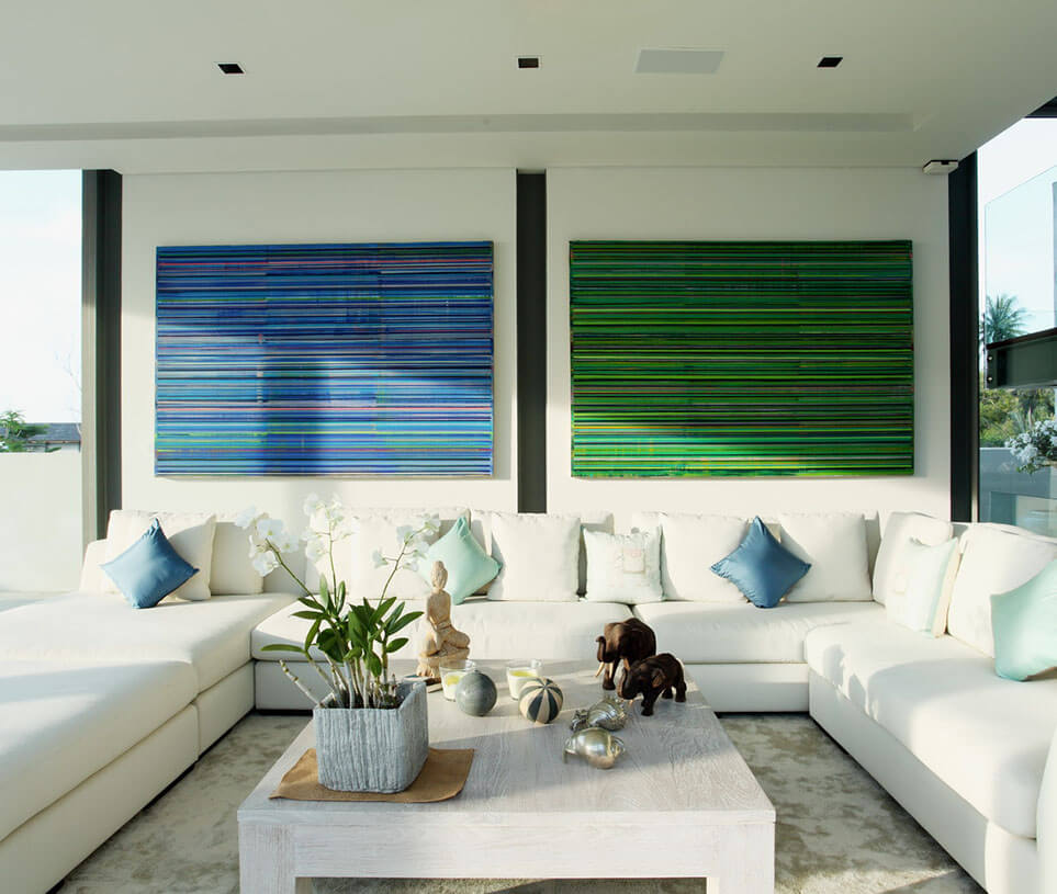 Villa Aqua - Living area